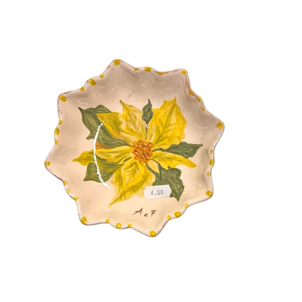 Ciotolina con stella bianca di Natale