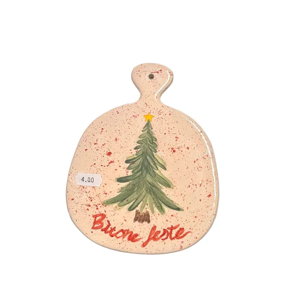 Tagliere piccolo con decorazione natalizia