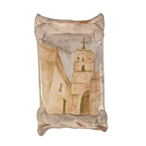 Magnete a forma di pergamena con scorcio Chiesa di S. Giacomo Maggiore di Pietrapertosa