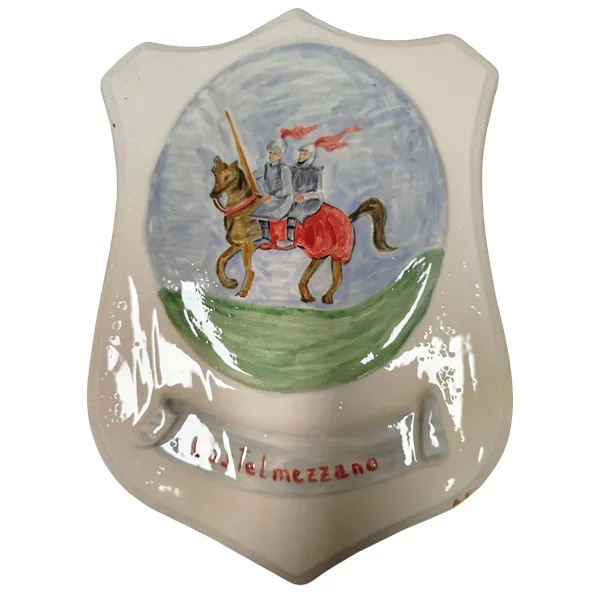 Gagliardetto raffigurante stemma Comune di Castelmezzano (versione 2)