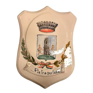 Gagliardetto raffigurante stemma Comune di Pietrapertosa (versione 1)