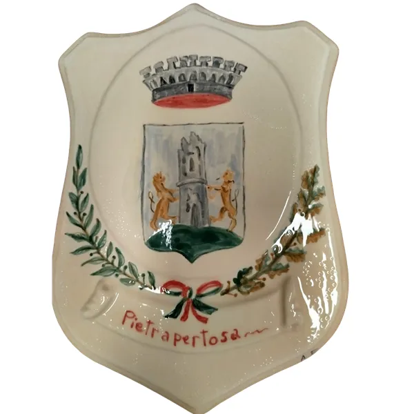 Gagliardetto raffigurante stemma Comune di Pietrapertosa (versione 2)