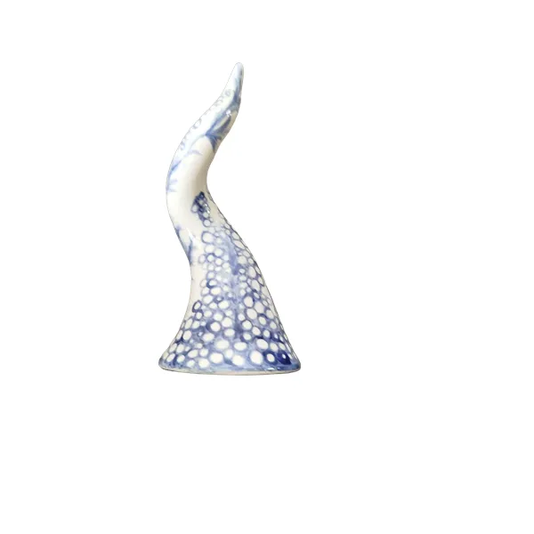 Corno beneaugurante con bolle blu