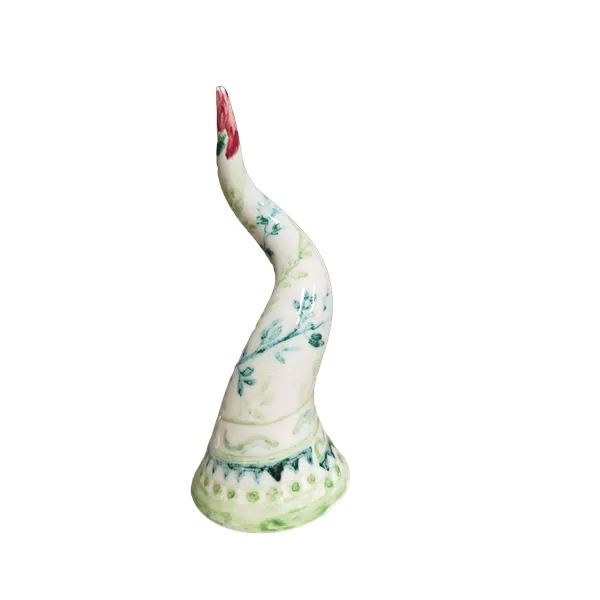 Corno beneaugurante con decori classici