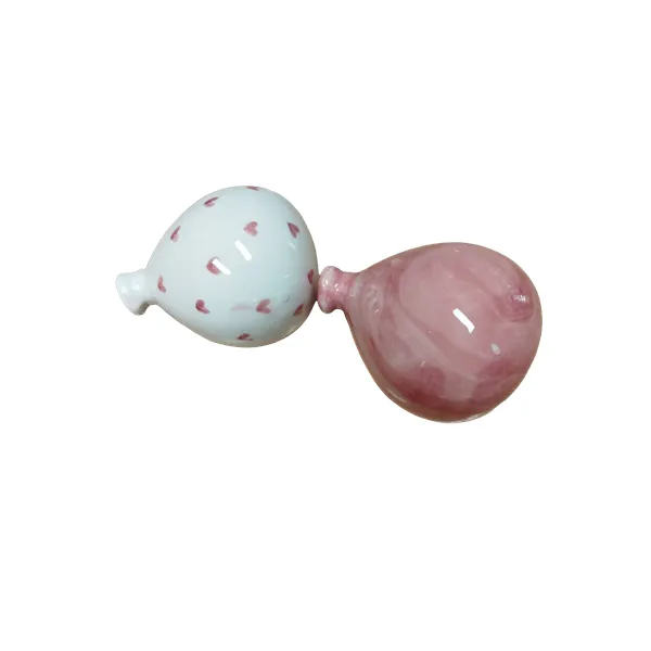 Palloncini porta-piantine in coppia azzurro e rosa